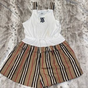 Little Girl Burberry Romper
